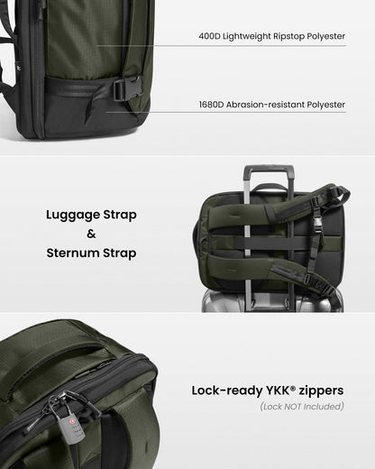 tomtoc 40L Laptop Backpack