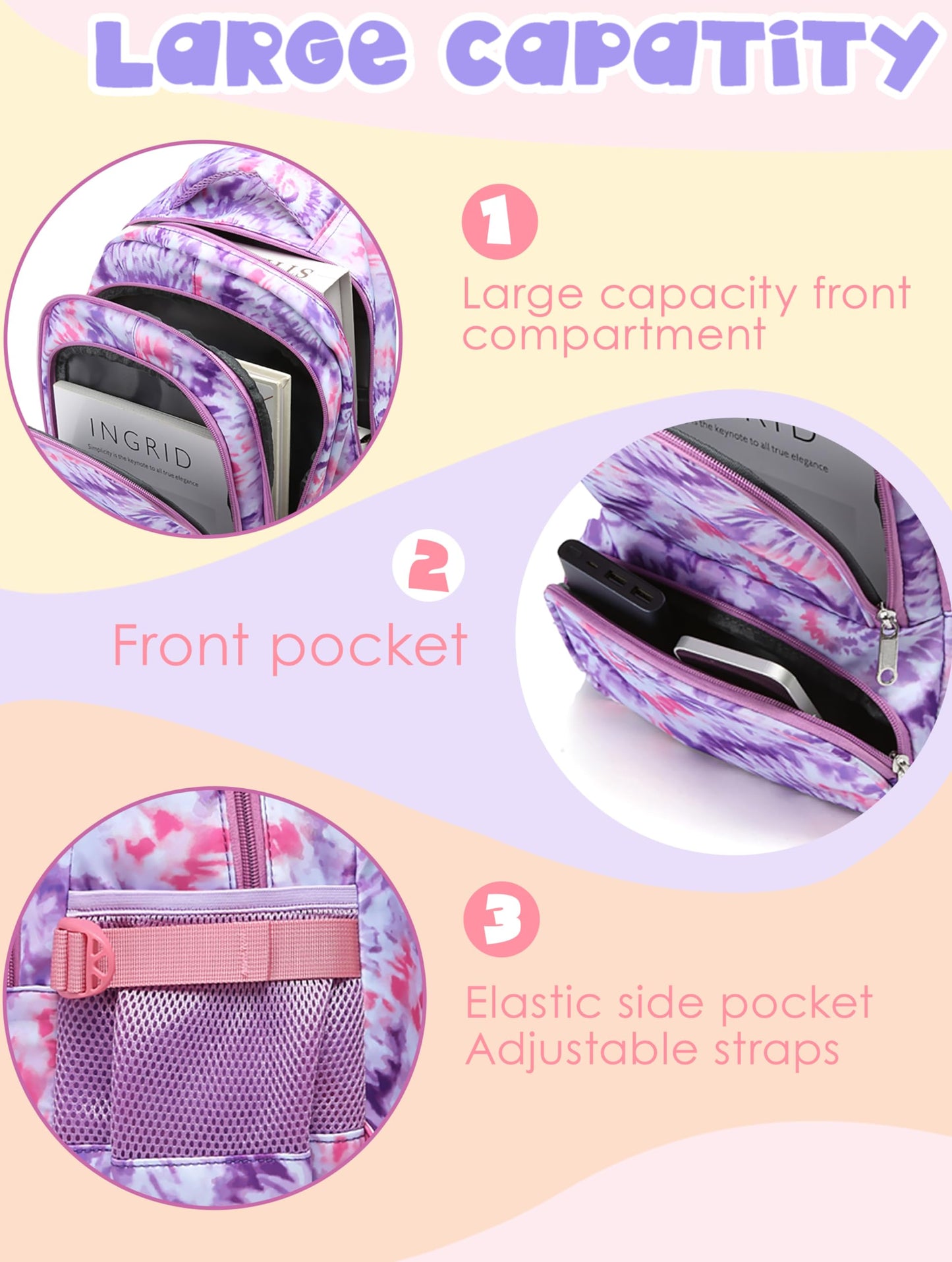 BLUEFAIRY Kids Backpack