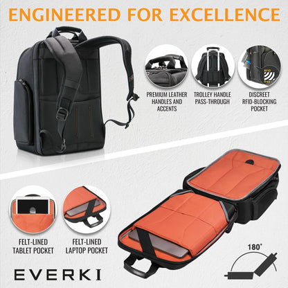 Everki Onyx Premium Business Executive Laptop Backpack