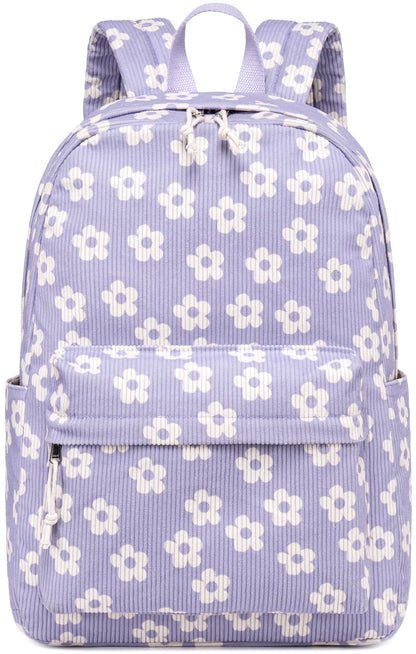 School Backpack for Teen Girls & Women, Corduroy