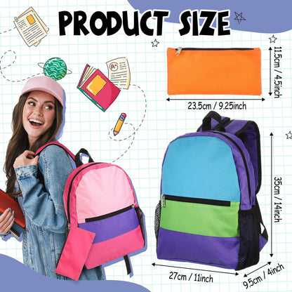Cholemy 24 Pack 14" Kids Backpack Bulk for School