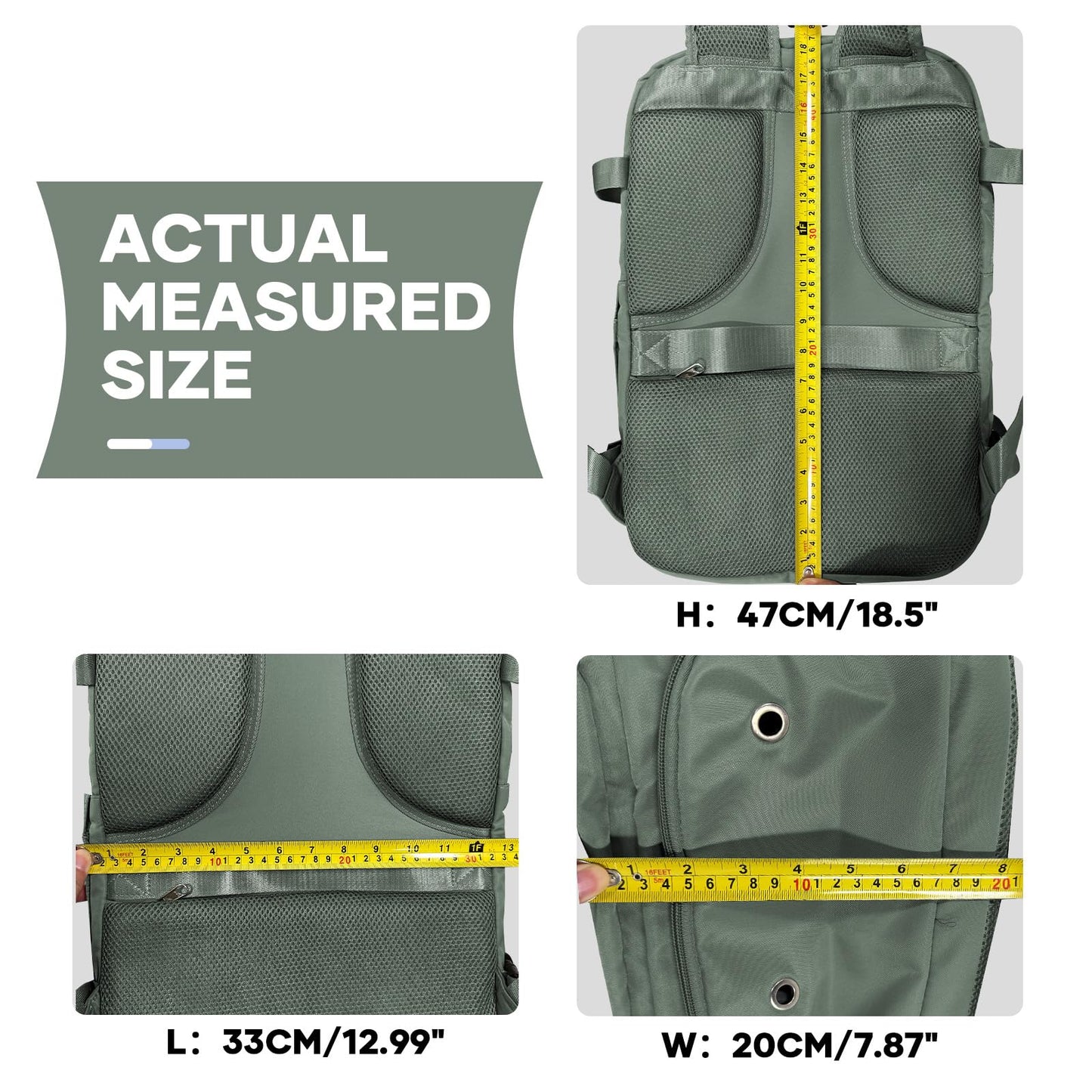 Coowoz Waterproof Travel Backpack, Peacock Blue