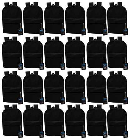 Winterlace 24-Pack Lightweight Backpacks, 17-Inch