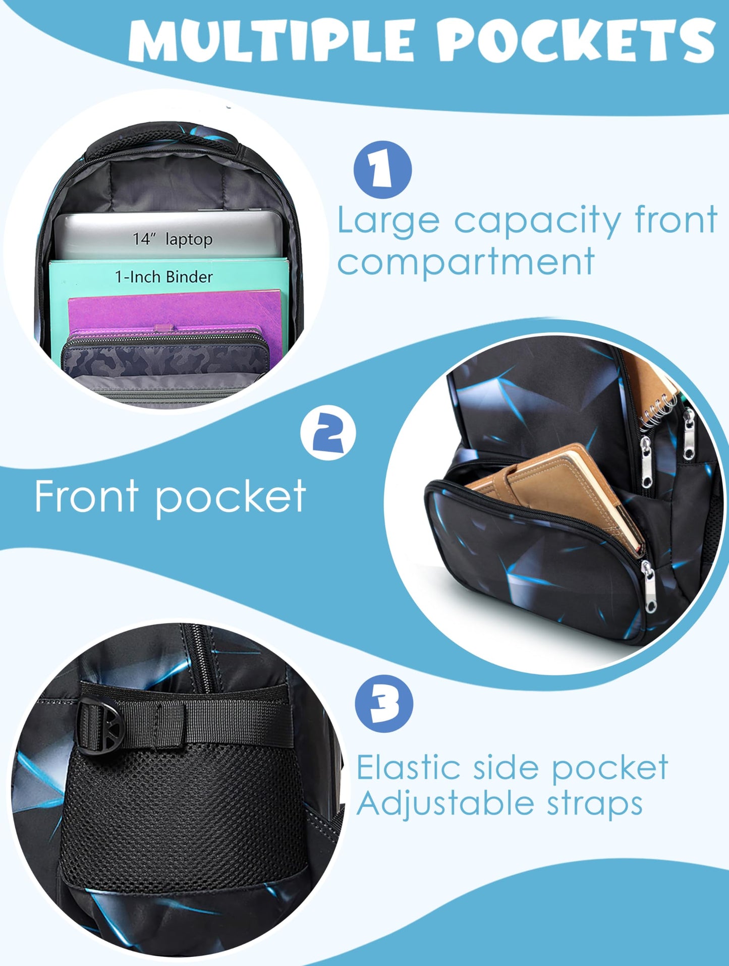 BLUEFAIRY Kids Backpack