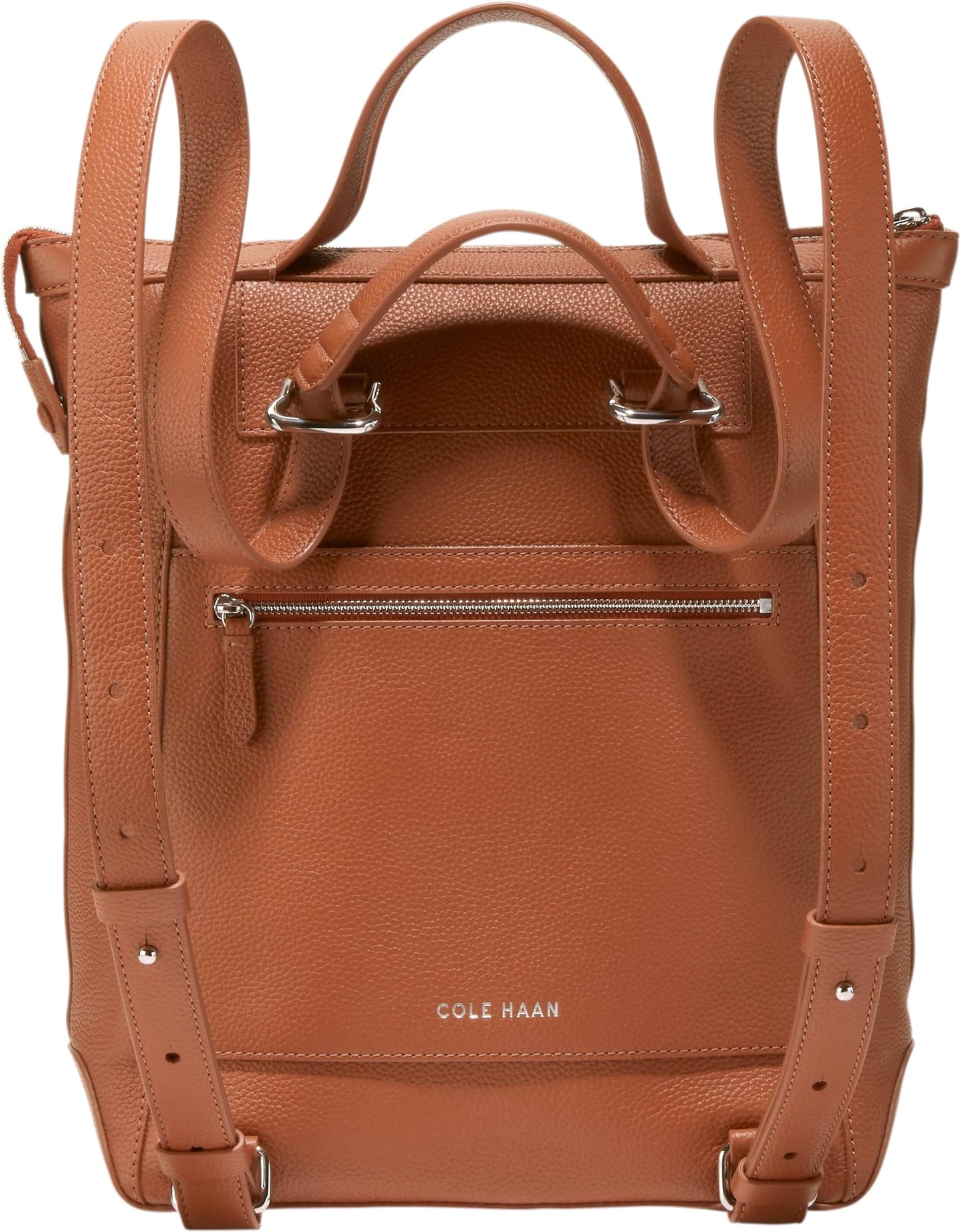 Cole Haan Convertible Backpack, Dark Cuoio/Ivory/Biscuit/Mahogany