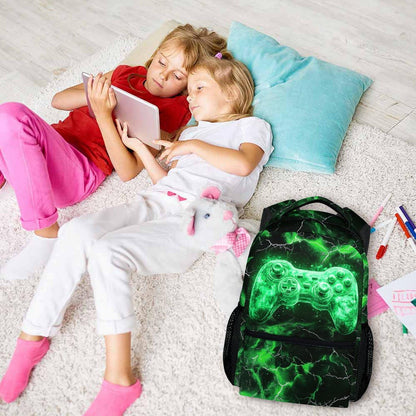 17" Kids Gamer Backpack – Green
