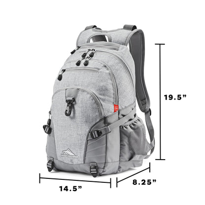 High Sierra Loop Backpack with Tablet Sleeve, Black