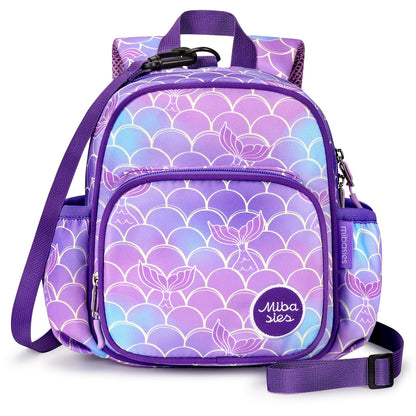 mibasies Girls Backpack 5-8: Lightweight Kids