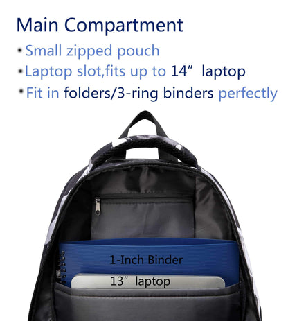BLUEFAIRY 17" Kids Backpack for Boys