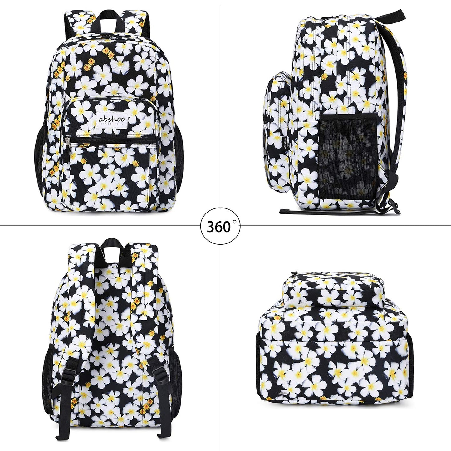abshoo Basic Travel Backpack, Water-Resistant