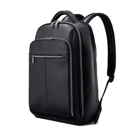 Samsonite Classic Leather Backpack, Cognac , One Size
