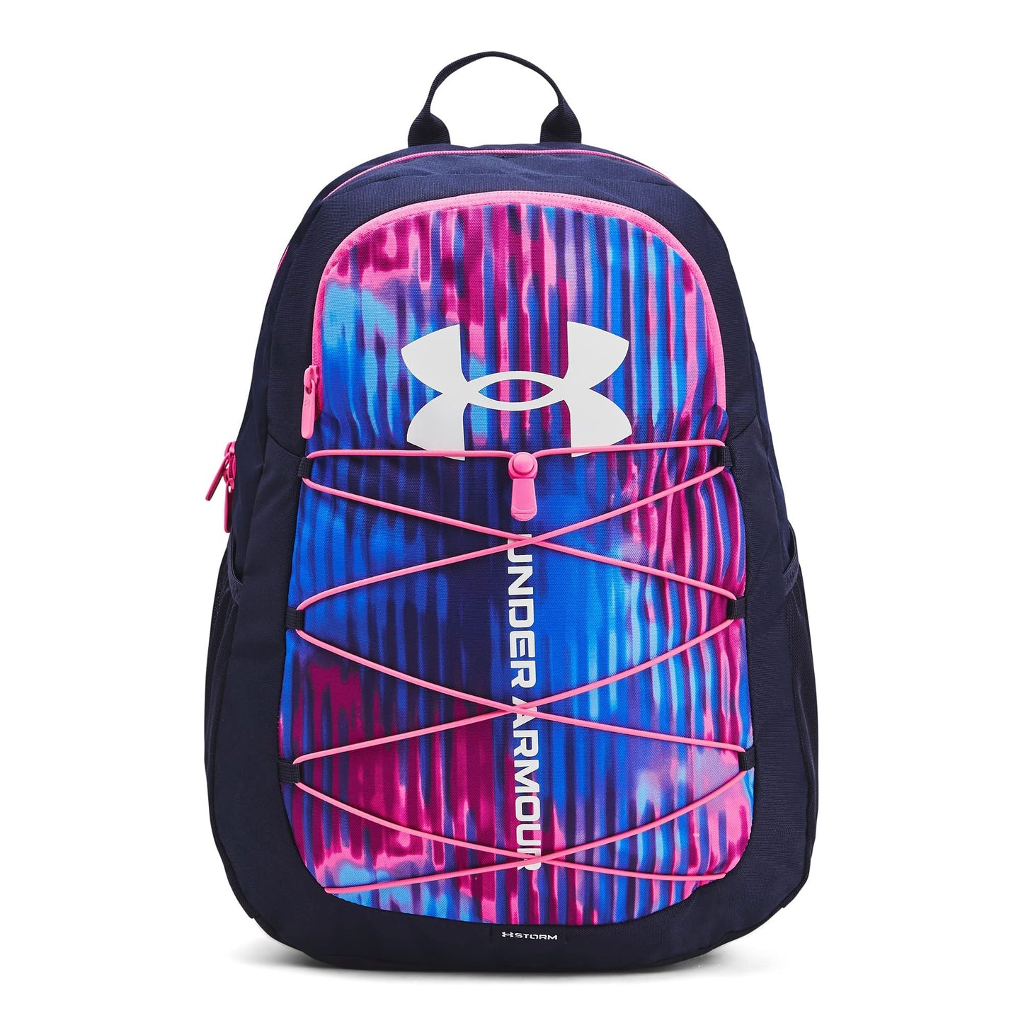 Under Armour Hustle Sport Backpack, Black/Silver
