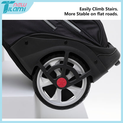 NEW TILAMI 19" Rolling Backpack for kids, Adjustable Laptop Backpack