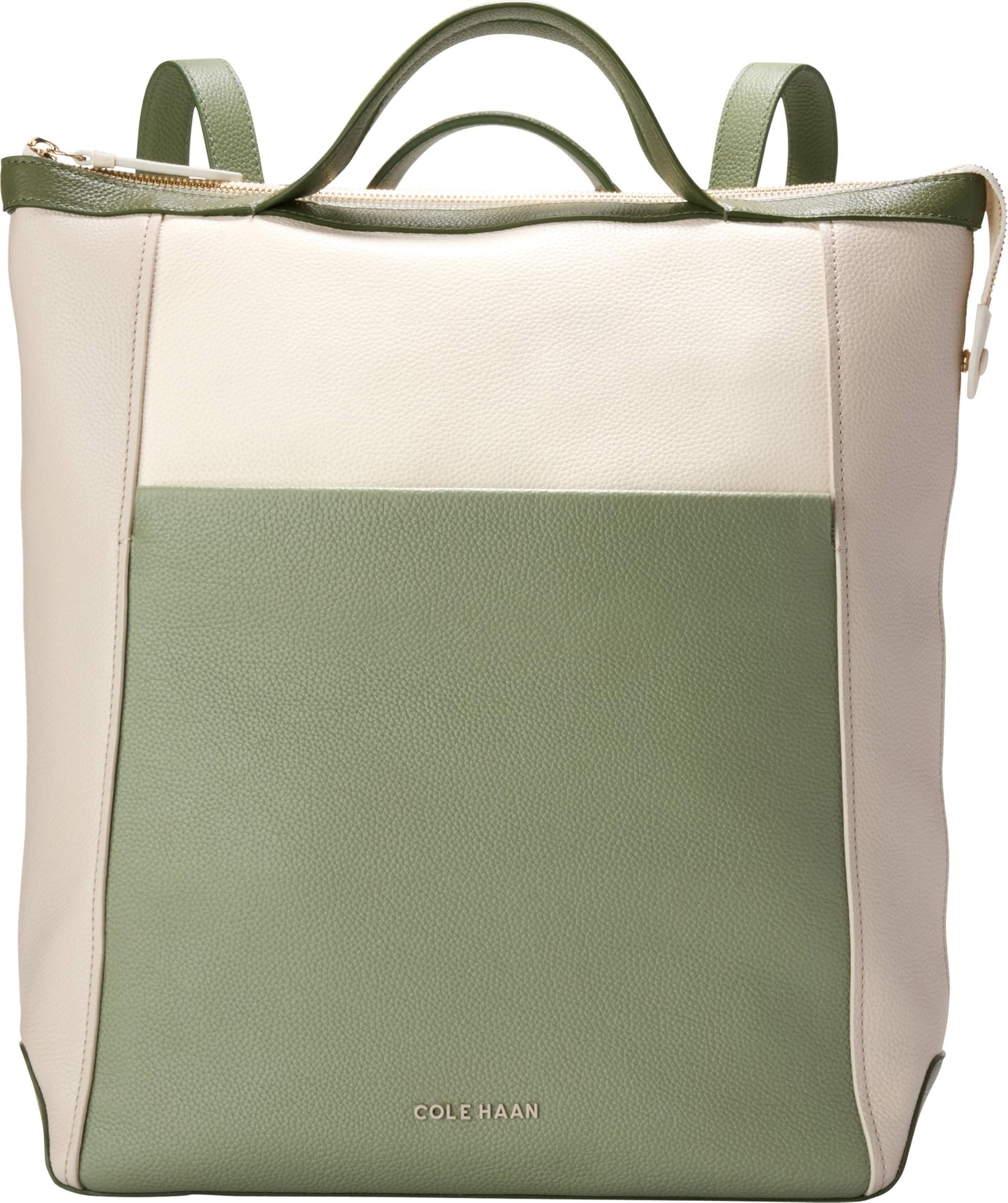 Cole Haan Convertible Backpack, Dark Cuoio/Ivory/Biscuit/Mahogany