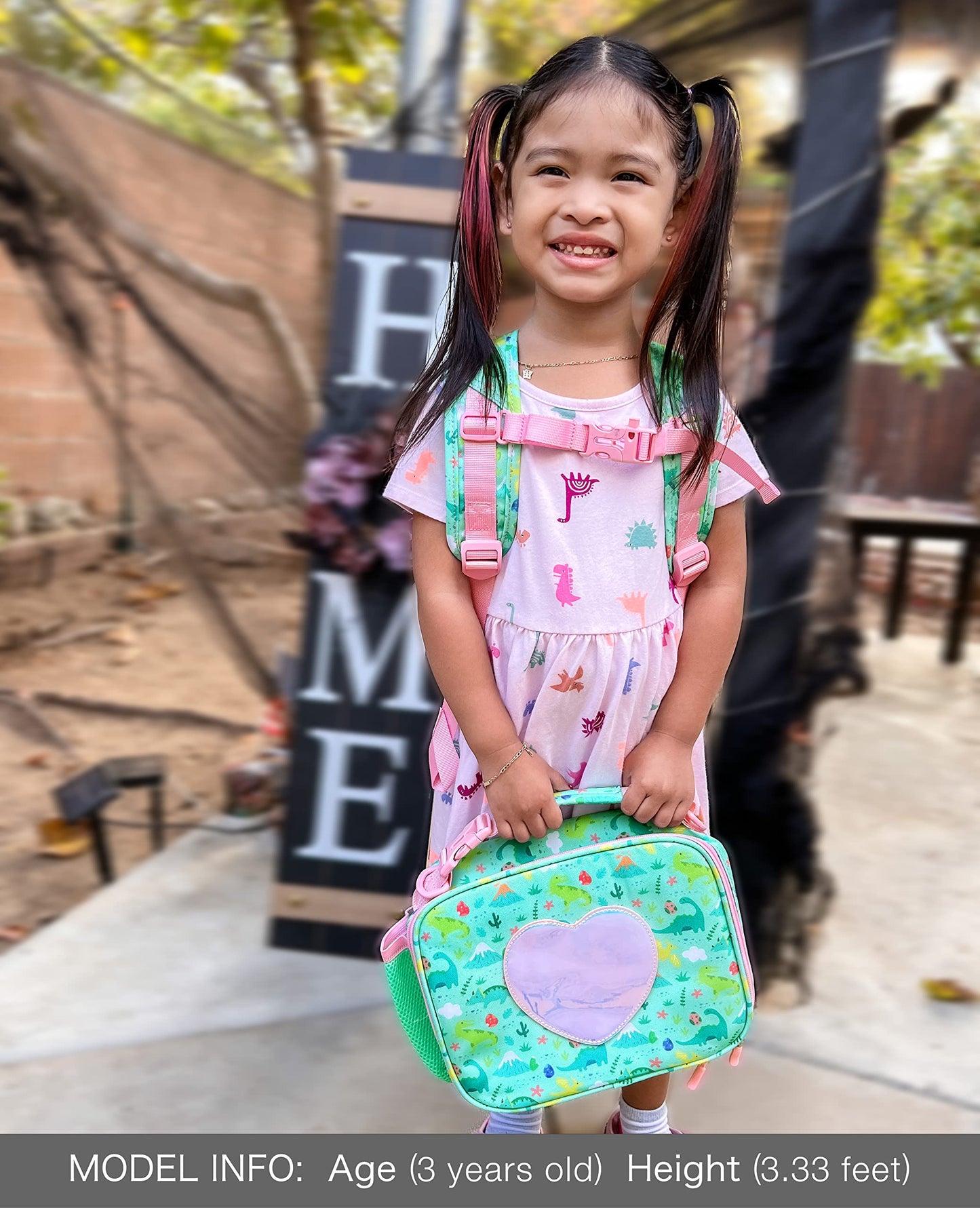 mibasies Girls Backpack 5-8: Lightweight Kids