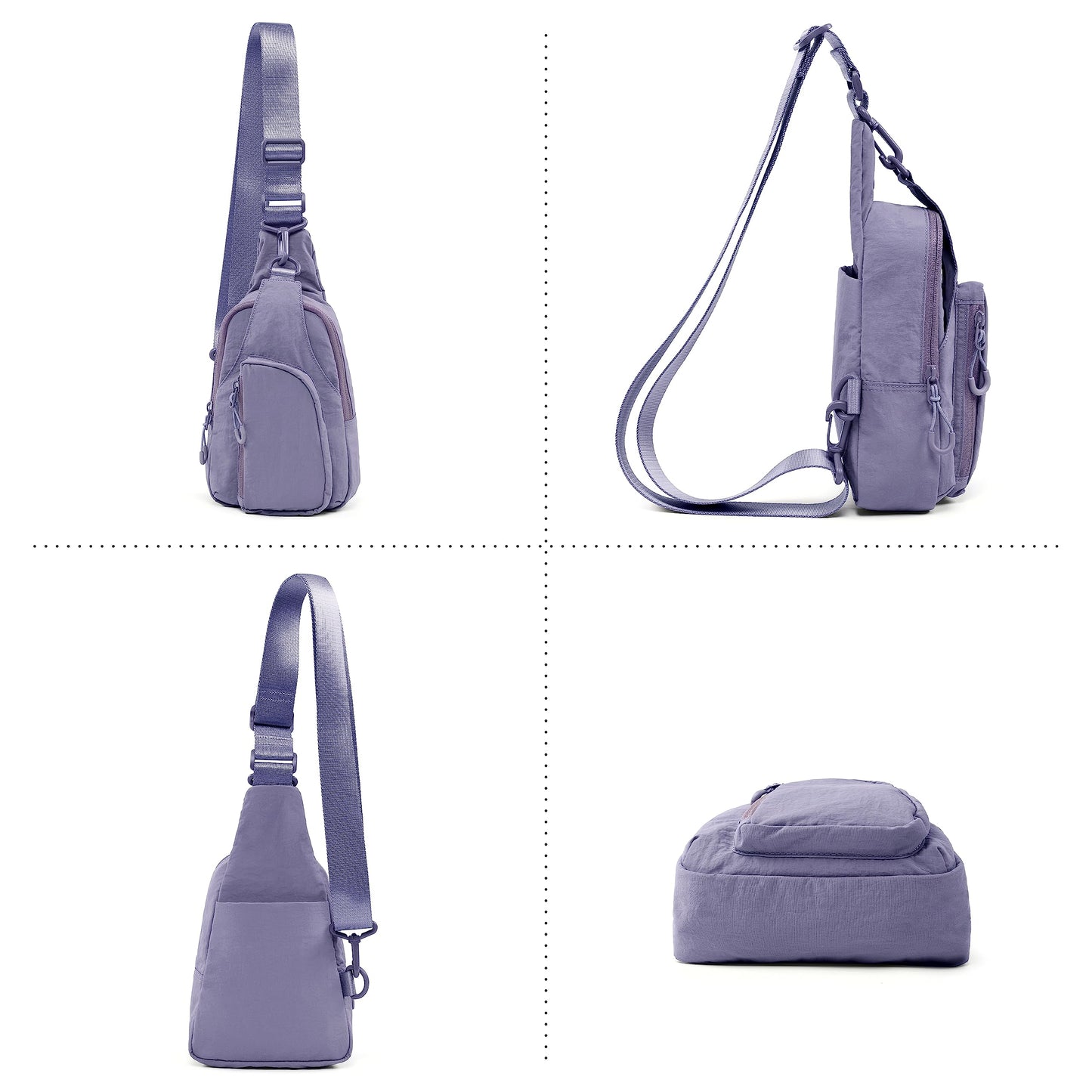 ODODOS Daily Sling Crossbody Bag, Lightweight