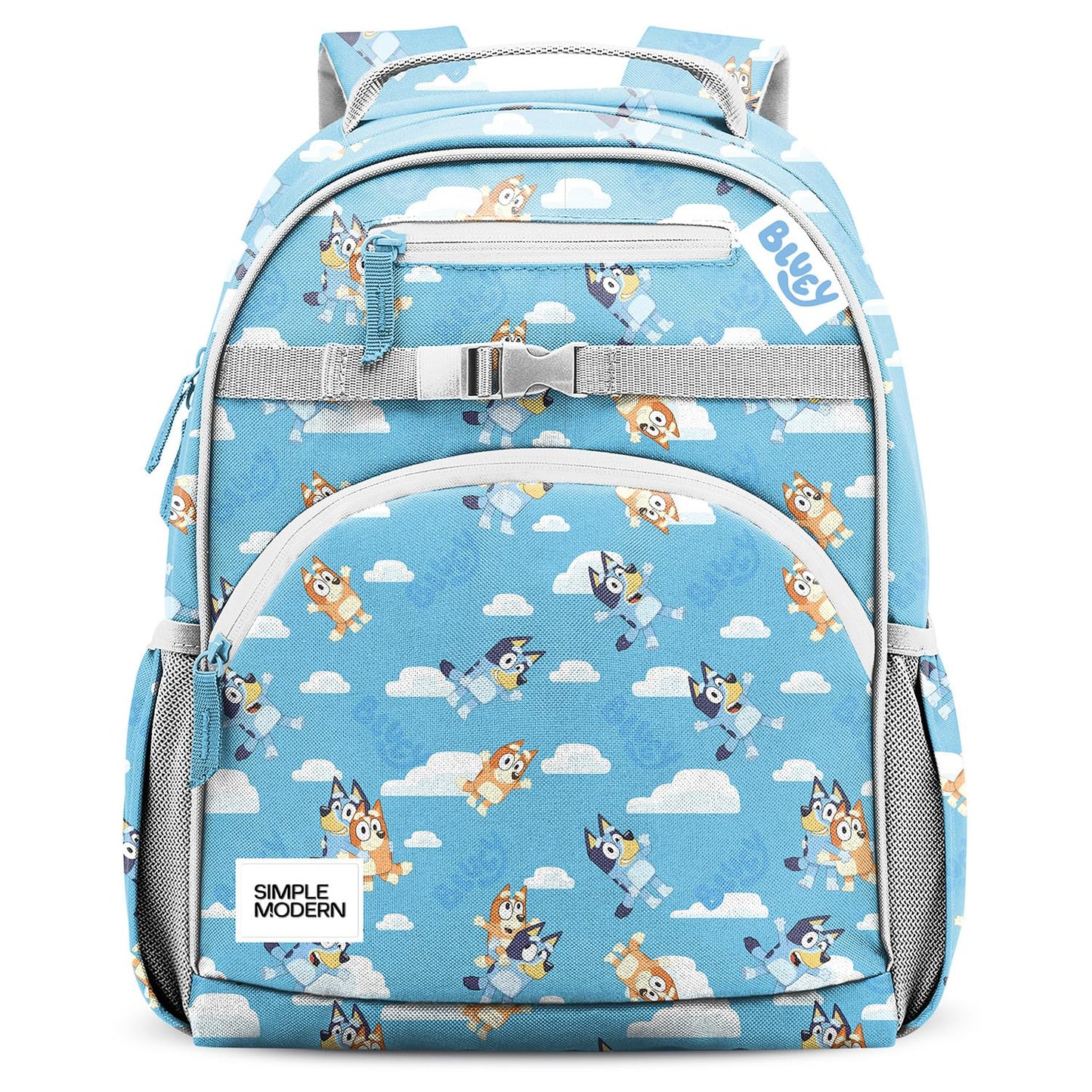 Simple Modern Medium Toddler Backpack for School Girls and Boys | Kindergarten Elementary Kids Backpack | Fletcher Collection | Kids - 15" tall | Monster Truck Rally