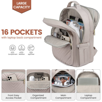 LOVEVOOK 17.3" Laptop Backpack for Women