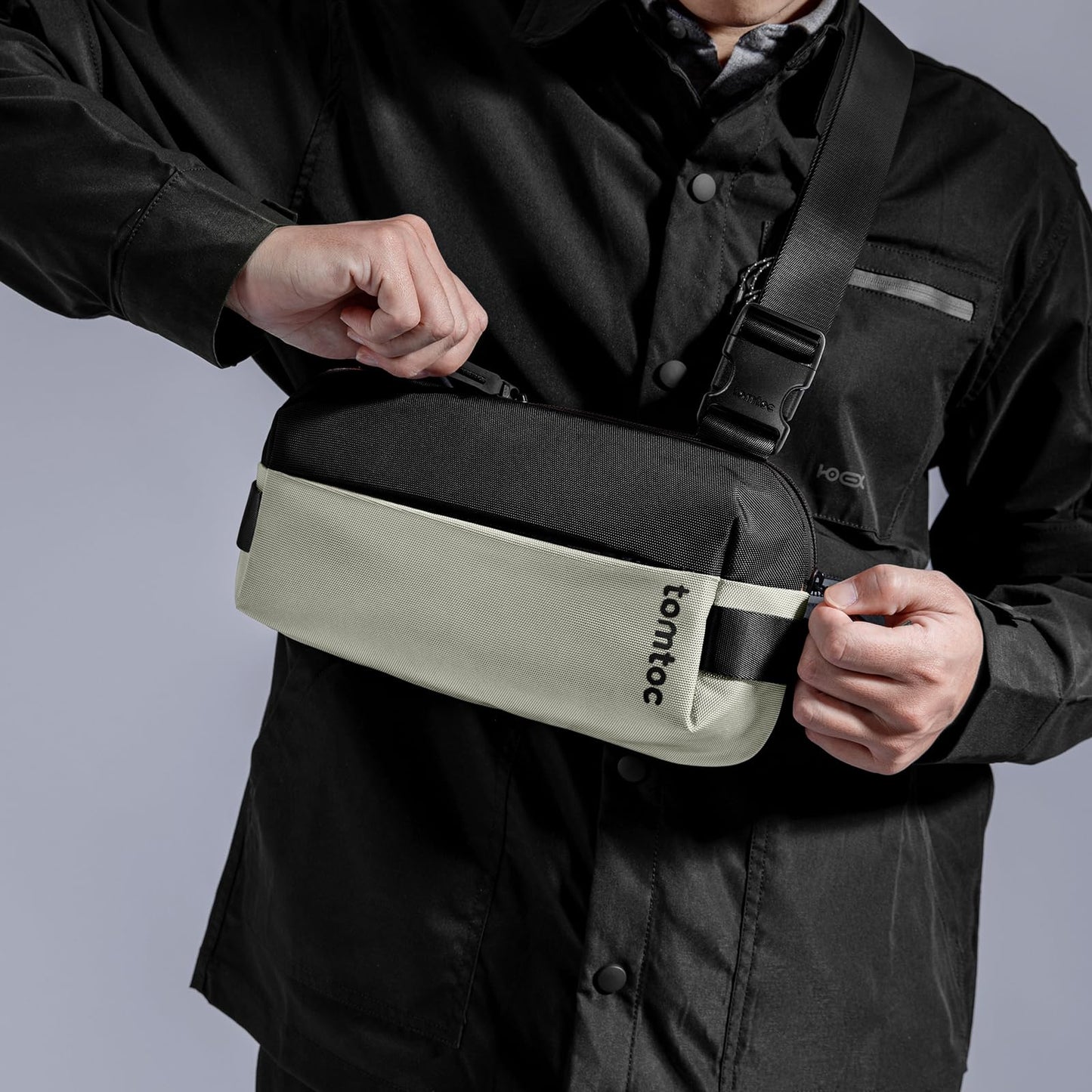 tomtoc Compact EDC Sling Bag, Lightweight