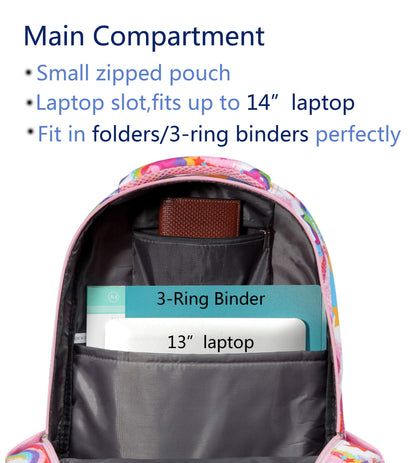 BLUEFAIRY 17" Kids Backpack for Boys