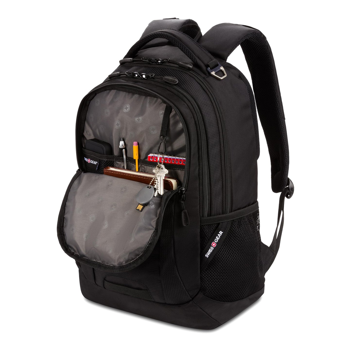 SwissGear Cecil 5505 Laptop Backpack, Pastel Brown/Black, 18-Inch