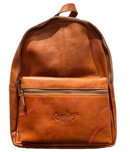 Rawlings Heritage 1887 Men's Leather Backpack, Brown