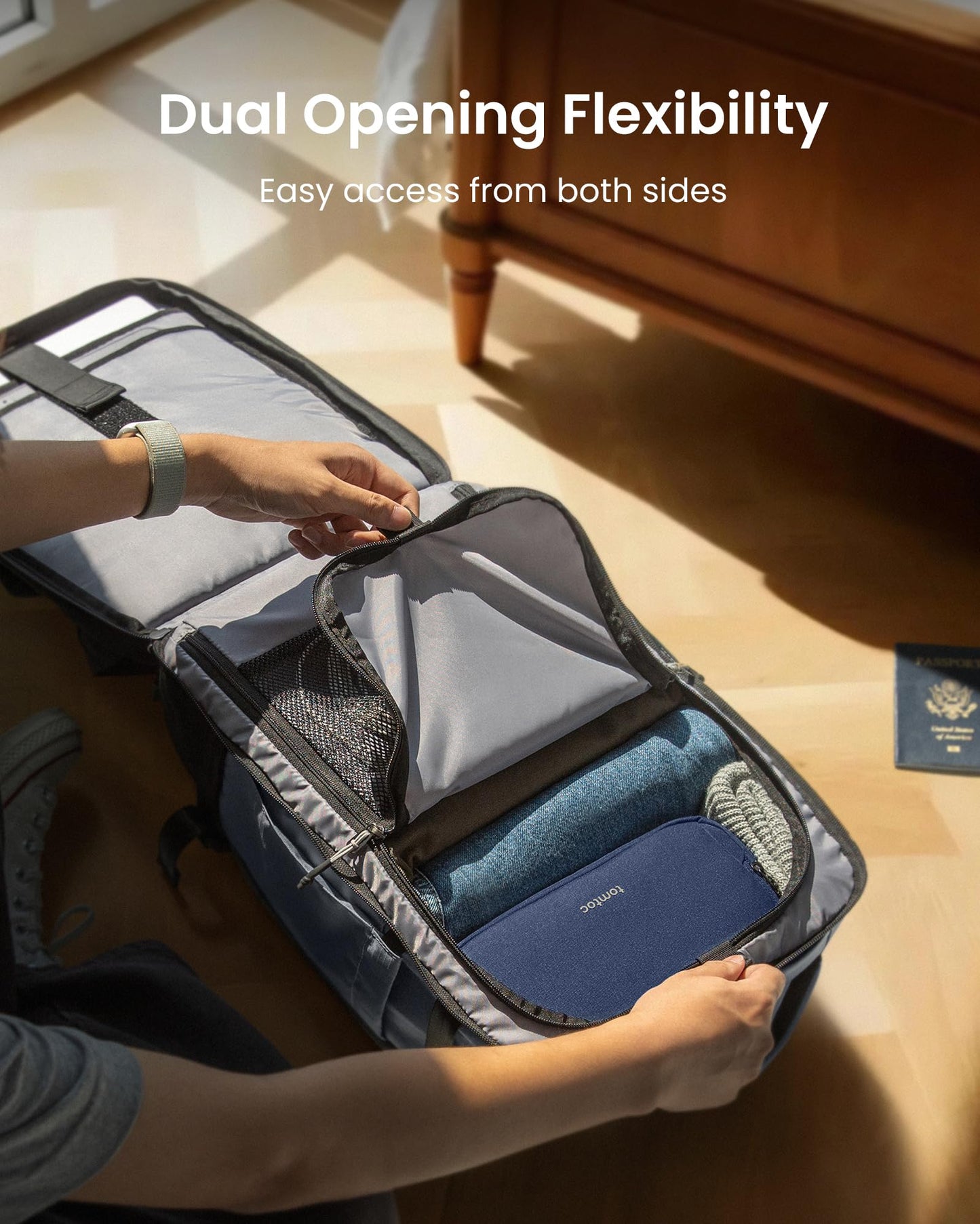 tomtoc 40L Laptop Backpack