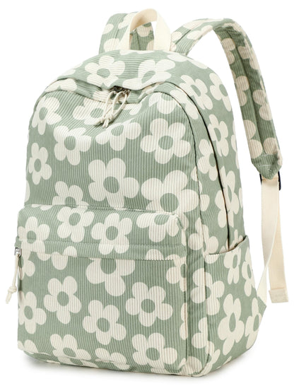 School Backpack for Teen Girls & Women, Corduroy