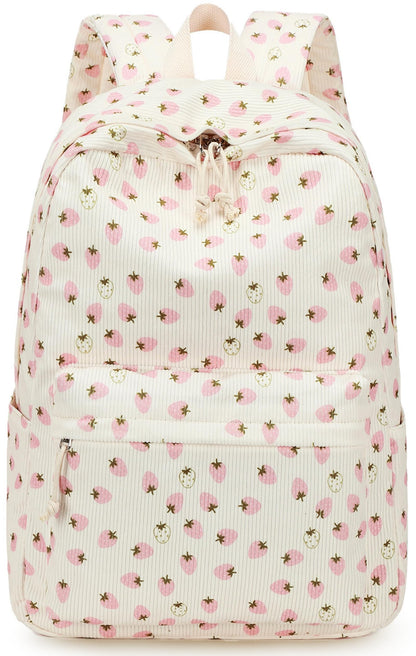 School Backpack for Teen Girls & Women, Corduroy