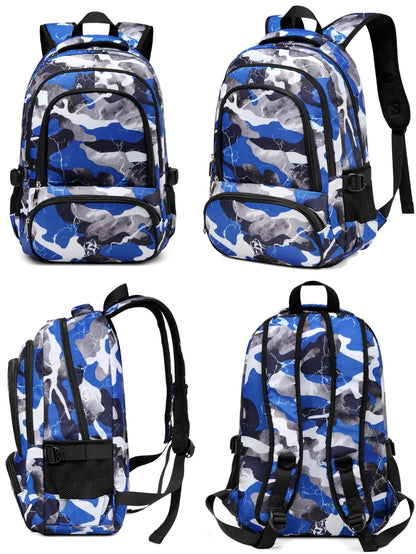 BLUEFAIRY 17" Kids Backpack for Boys