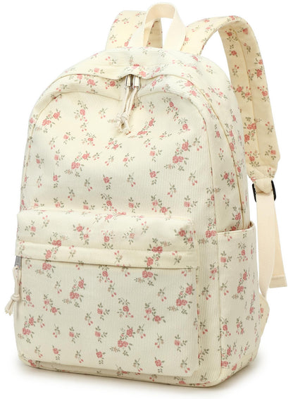 School Backpack for Teen Girls & Women, Corduroy