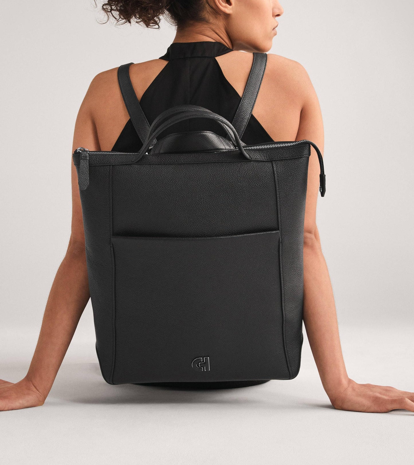 Cole Haan Convertible Backpack, New Black