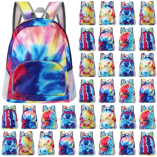 Patelai 48 Pcs 17" Backpacks Bulk for Kids Colorful Bookbags