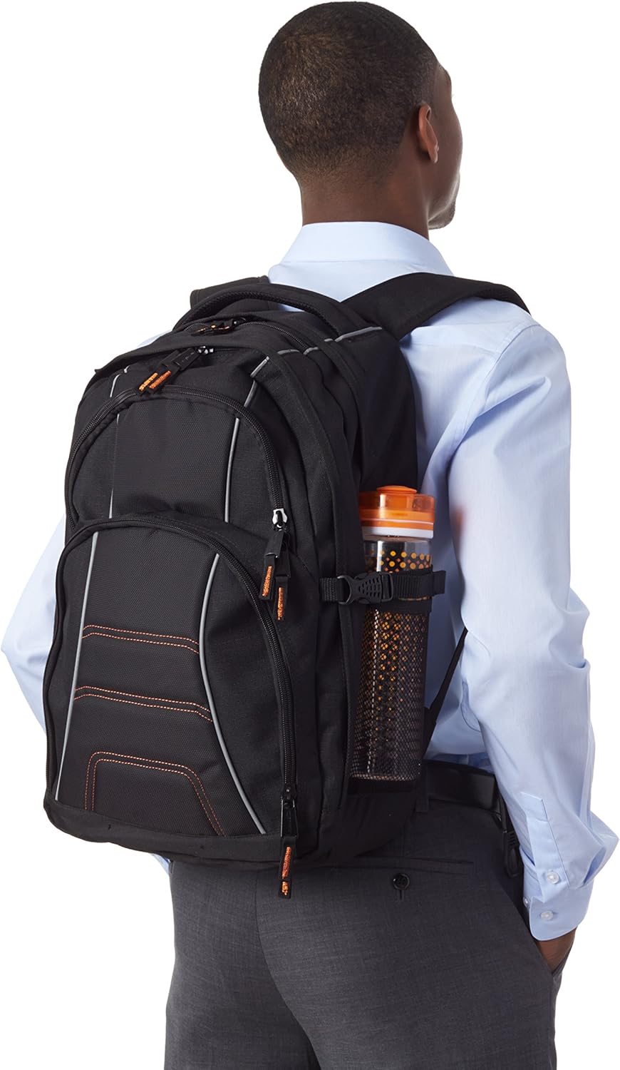 Amazon Basics Laptop Backpack Fits Up to 17-Inch Laptops