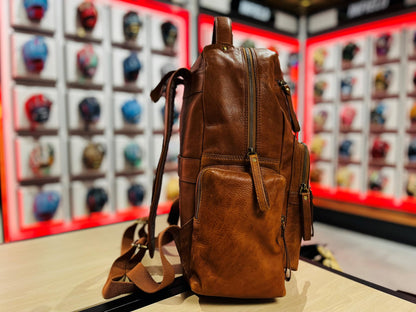 Rawlings Heritage 1887 Men's Leather Backpack, Brown