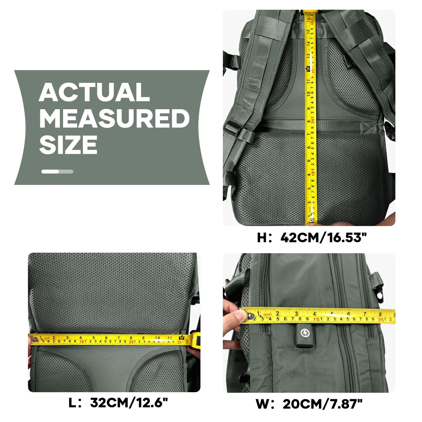 Coowoz Waterproof Travel Backpack, Peacock Blue