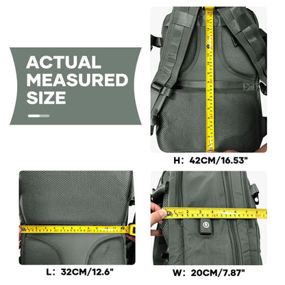 Coowoz Waterproof Travel Backpack, Peacock Blue