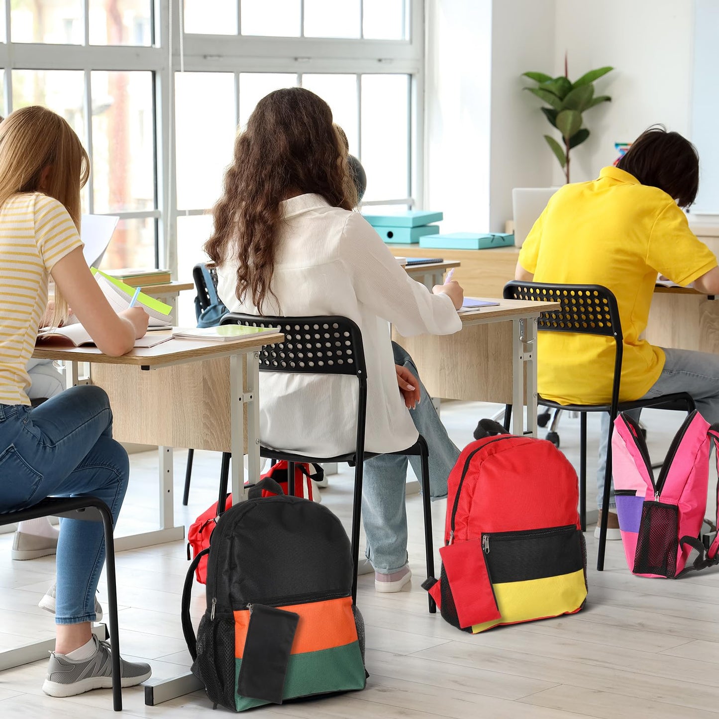 Cholemy 24 Pack 14" Kids Backpack Bulk for School
