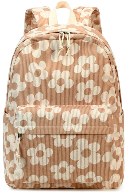 School Backpack for Teen Girls & Women, Corduroy