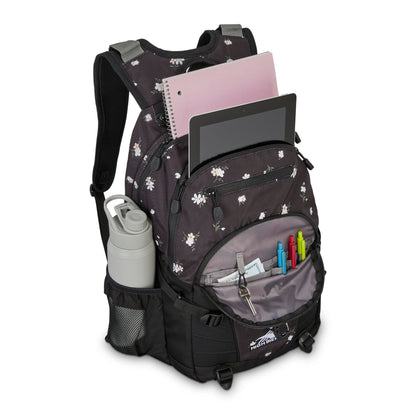 High Sierra Loop Backpack with Tablet Sleeve, Black