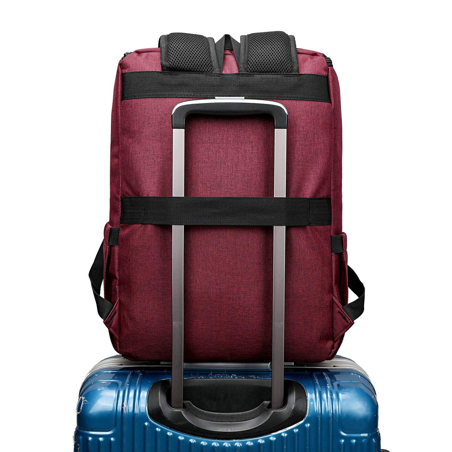 YALUNDISI Vintage Laptop Backpack with USB, Black