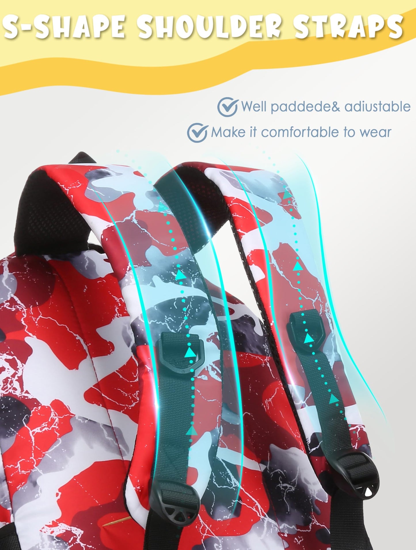 BLUEFAIRY 17" Kids Backpack for Boys