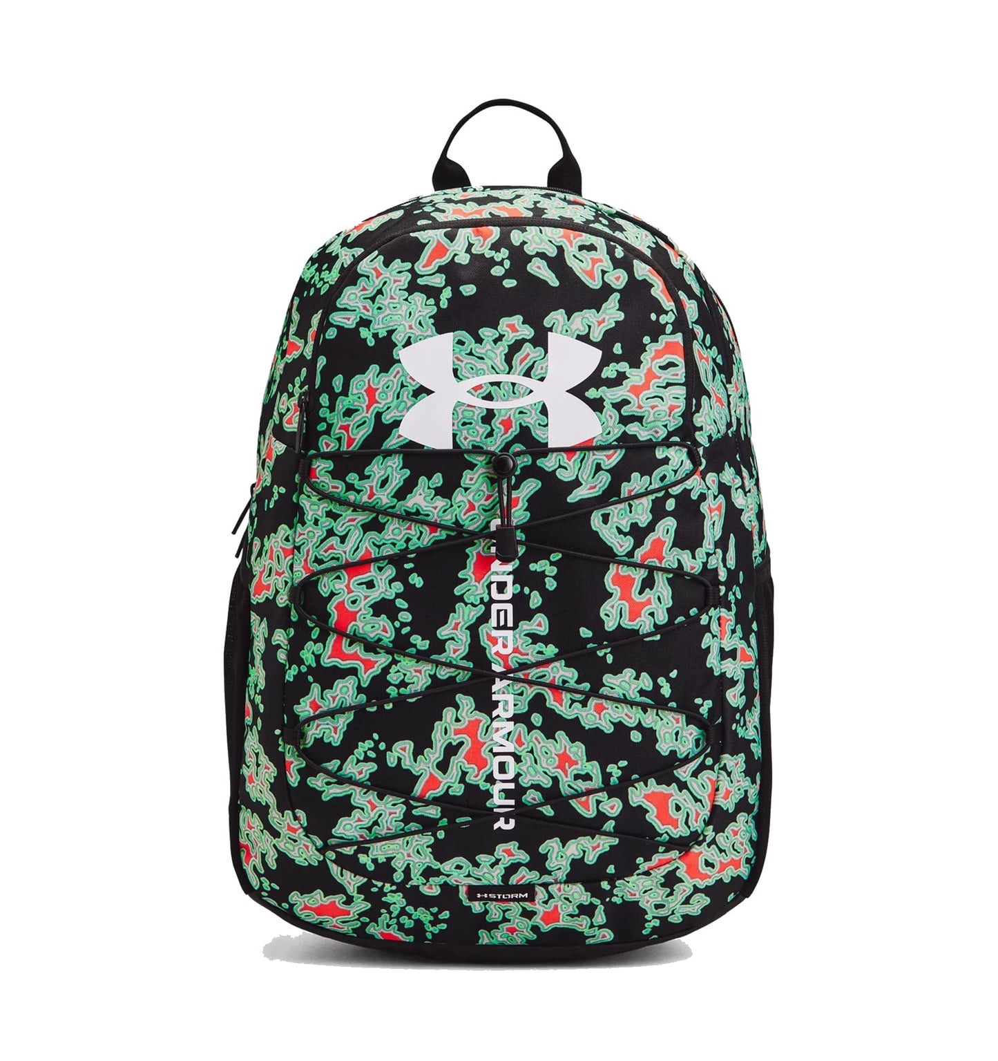 Under Armour Hustle Sport Backpack, Black/Silver