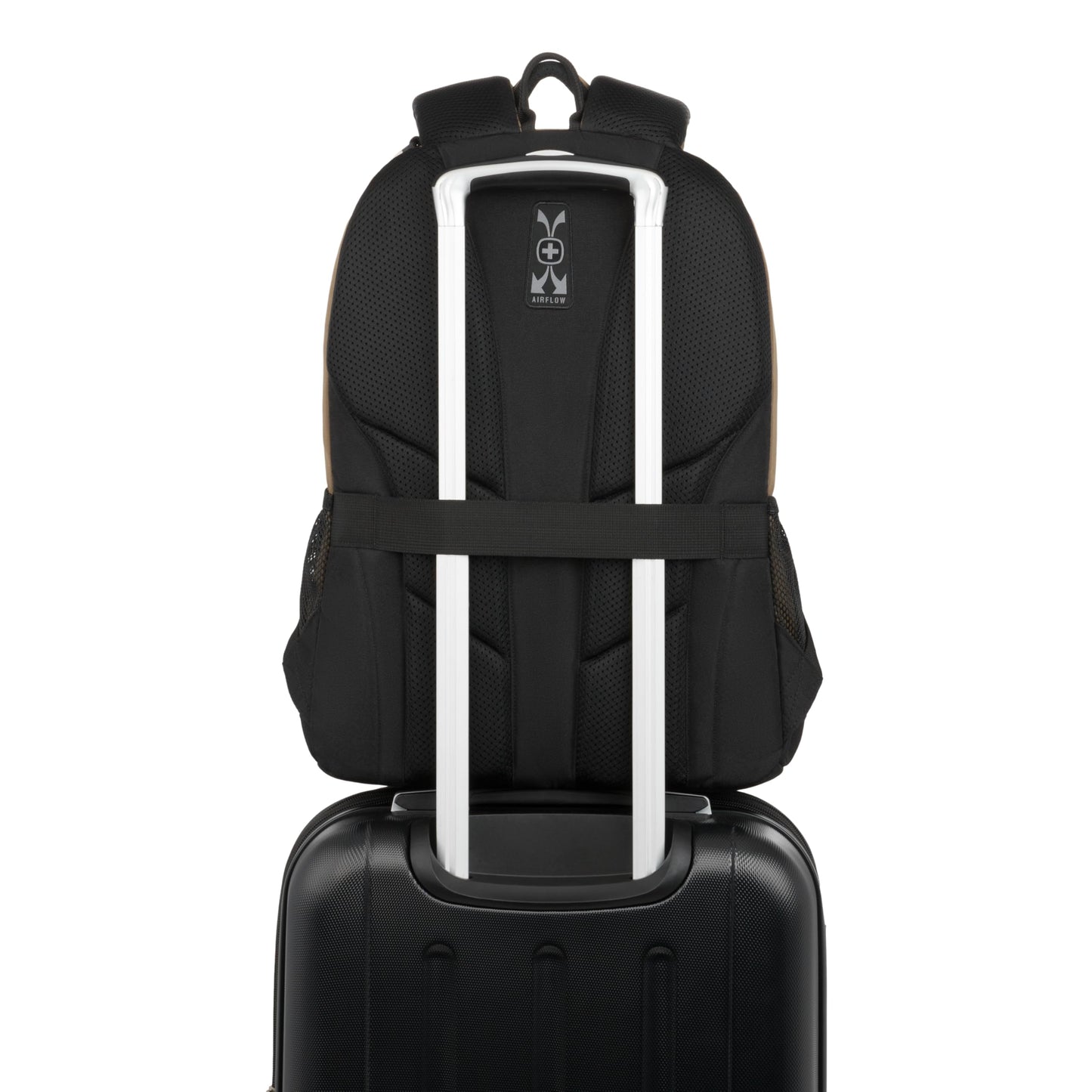 SwissGear Cecil 5505 Laptop Backpack, Pastel Brown/Black, 18-Inch