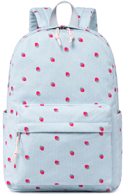 School Backpack for Teen Girls & Women, Corduroy