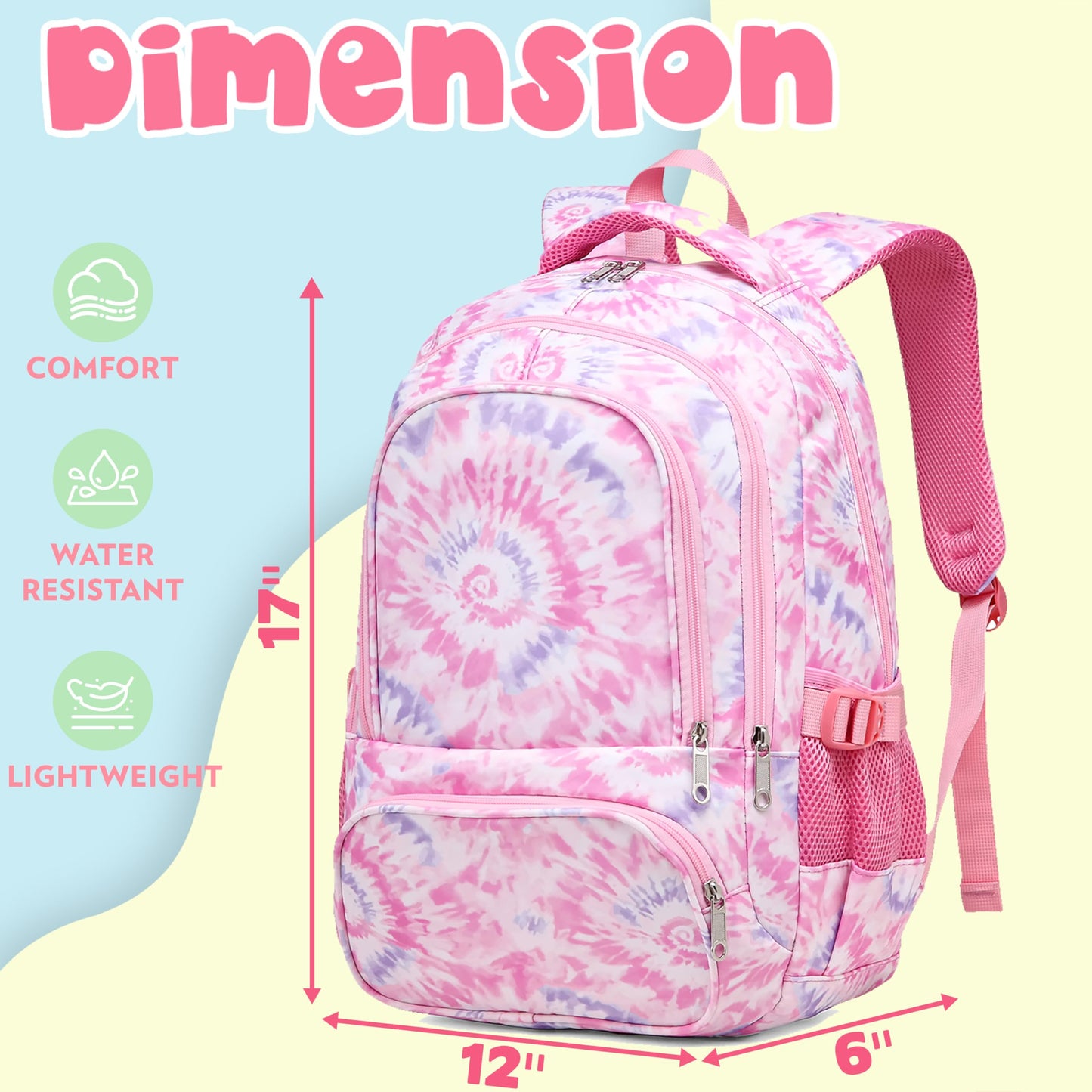 BLUEFAIRY Kids Backpack