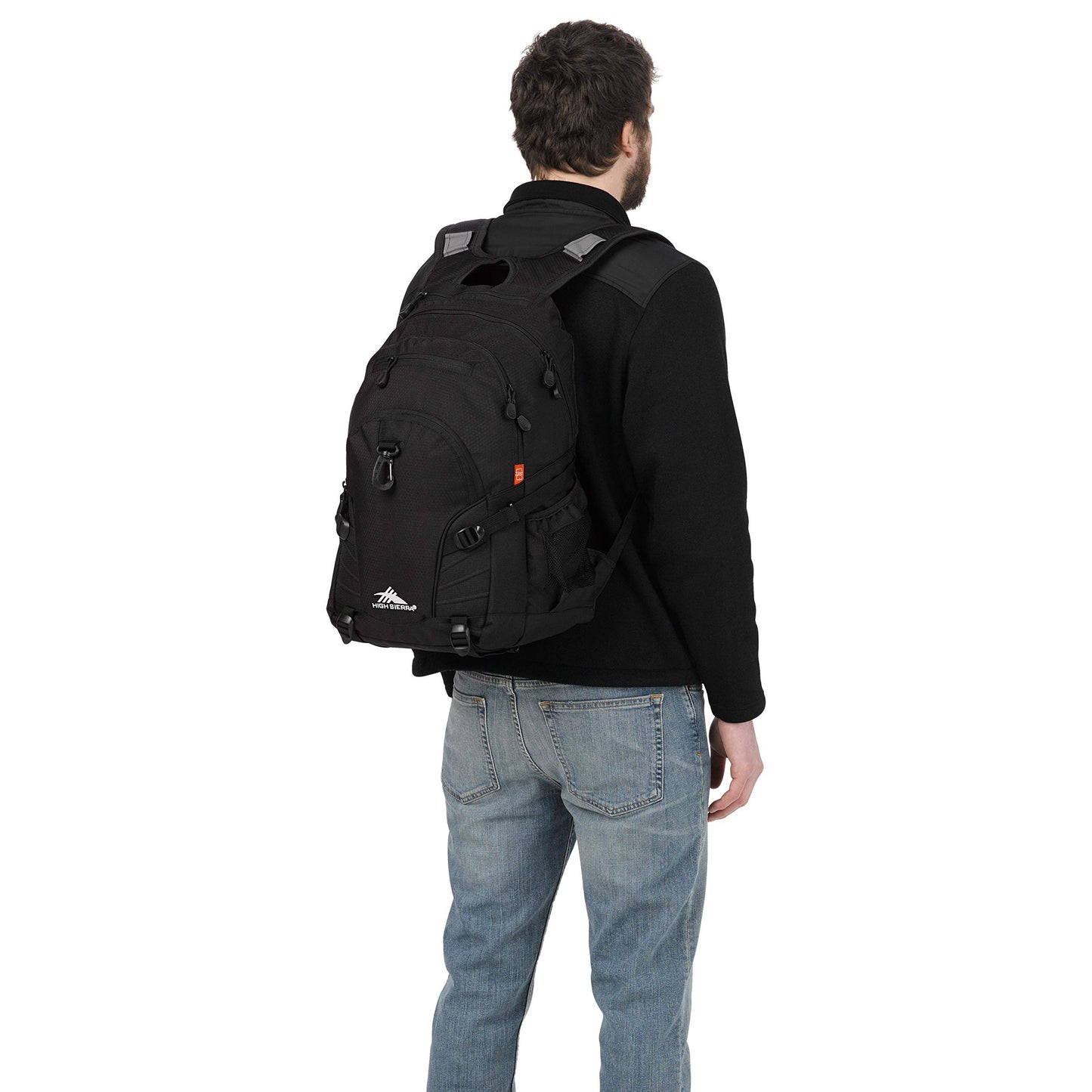 High Sierra Loop Backpack with Tablet Sleeve, Black