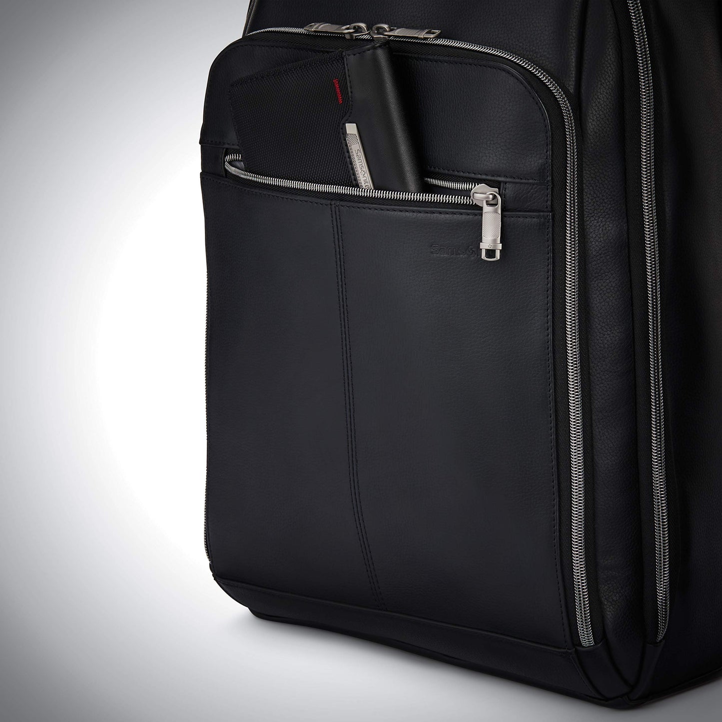 Samsonite Classic Leather Backpack, Cognac , One Size