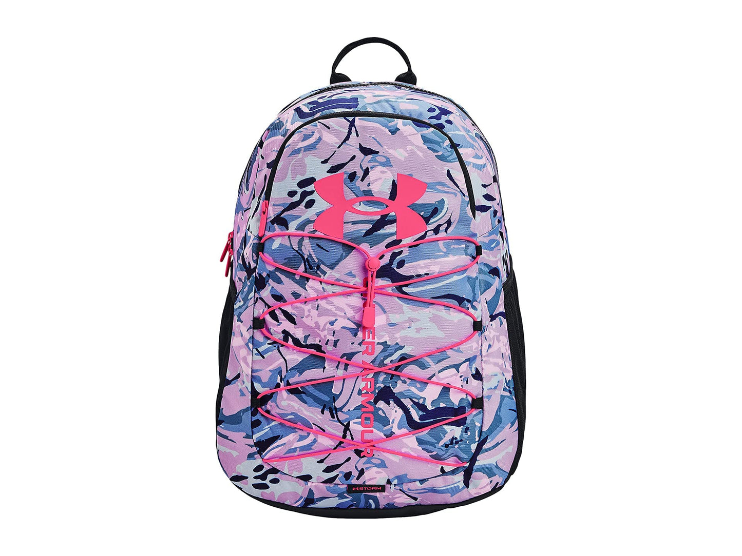 Under Armour Hustle Sport Backpack, Black/Silver