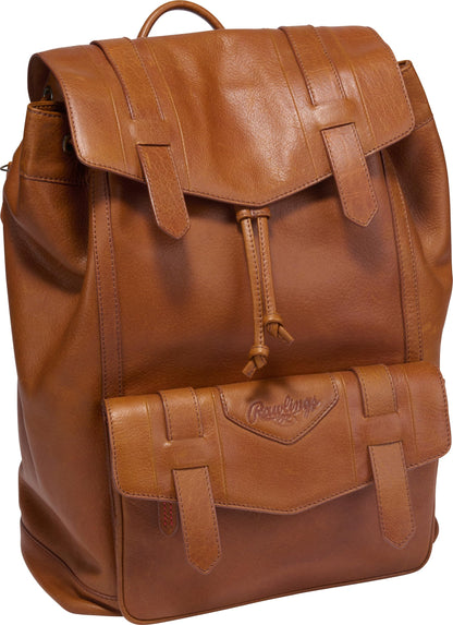 Rawlings Heritage 1887 Men's Leather Backpack, Brown